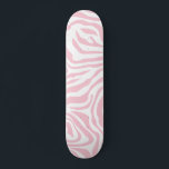 Skate Zebra Rosa Raspando Animais Selvagens Impressão Pa<br><div class="desc">Zebra Print - padrão rosa e branco para bebês - impressão animal selvagem.</div>