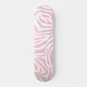 Skate Zebra Rosa Raspando Animais Selvagens Impressão Pa