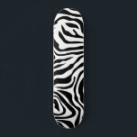 Skate Zebra Stripes Impressão Animal Selvagem Preta E Br<br><div class="desc">Zebra Print - padrão preto e branco - impressão animal selvagem.</div>