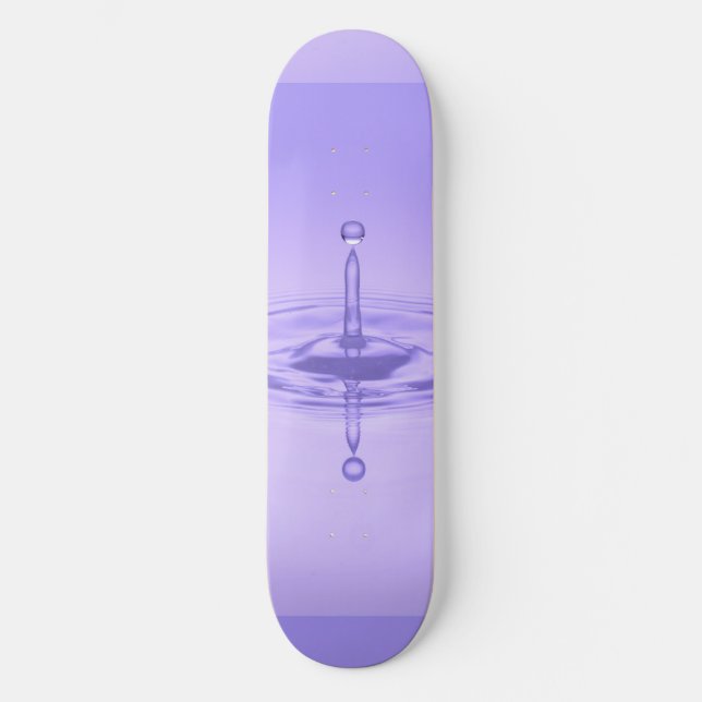 Skate Zen Love Purple Ocean Water Drip Refletion (Frente)