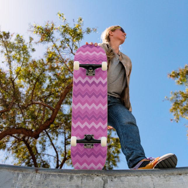 Skate Zig Rosa Rosa Rosa Divertido (Ao ar livre 1)