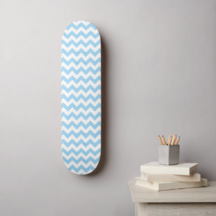 Skate Zigzag Azul, Chevron Azul, Padrão Geométrico