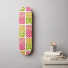 Skate Zigzag, Chevron, Bolinhas, Gingham, Patchwork