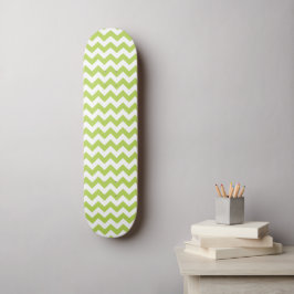 Skate Zigzag Verde, Chevron Verde, Padrão Geométrico