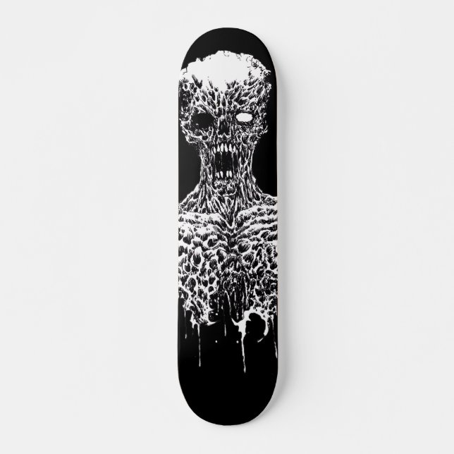 Skate Zombie Horror Deck Art (Frente)