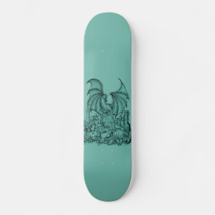 Skate Zombie mit Drache