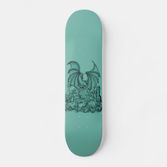 Skate Zombie mit Drache (Frente)
