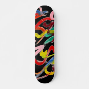 skateboard abstrato Art