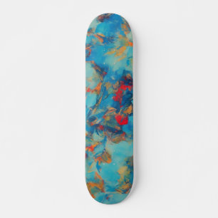 Skateboard Abstrato azul