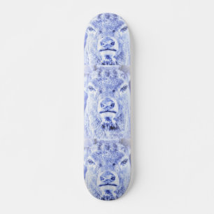 skateboard abstrato Blue Deer