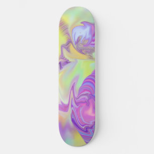 skateboard abstrato trabalho de arte
