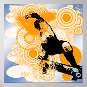 Skateboard Air Poster