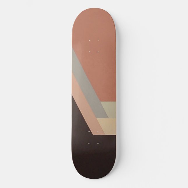 skateboard ART DECO (roxo) (Frente)