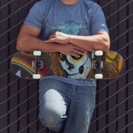 Skateboard - Arte Urbana Psicodélica