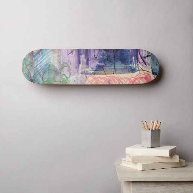 Skateboard Artístico Moderno (Arte de parede (Horz))
