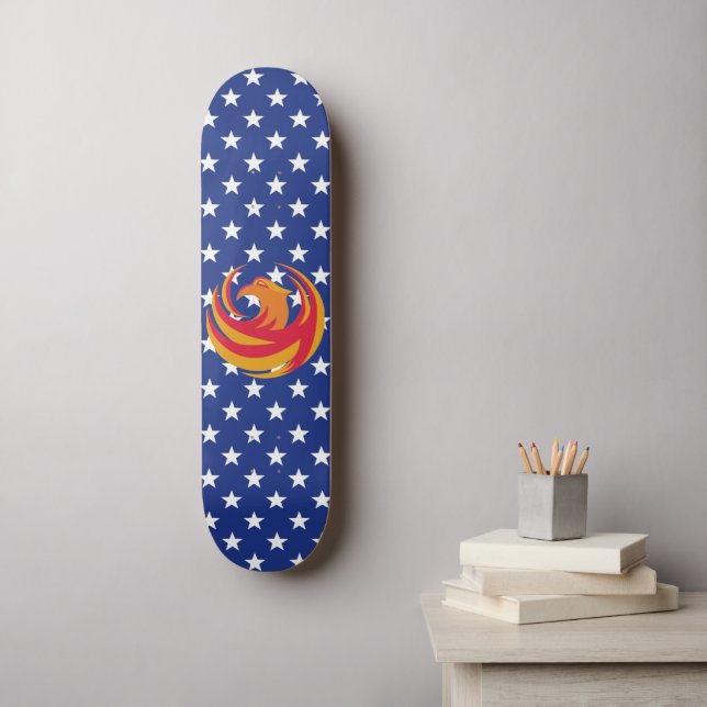 Skateboard - Ascensão do Fênix (Arte de parede)