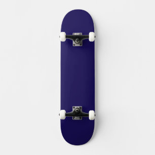 Skateboard Azul Minimalista Decoração Moderna de