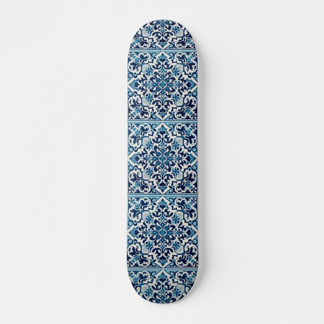 Skateboard azulejo Português (Frente)