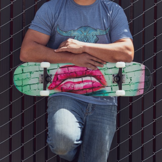 Skateboard - Batom Arte Urbana de Rua (Ao ar livre 3)