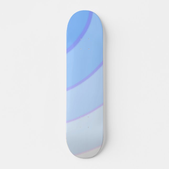 Skateboard Blue Swirls (Frente)