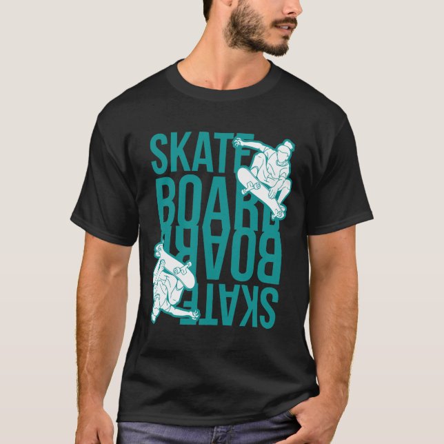 skateboard Camiseta (Frente)