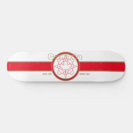 Skateboard Canadá Desde 1867 (Branco)