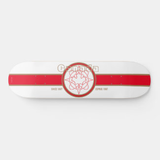 Skateboard Canadá Desde 1867 (Branco)