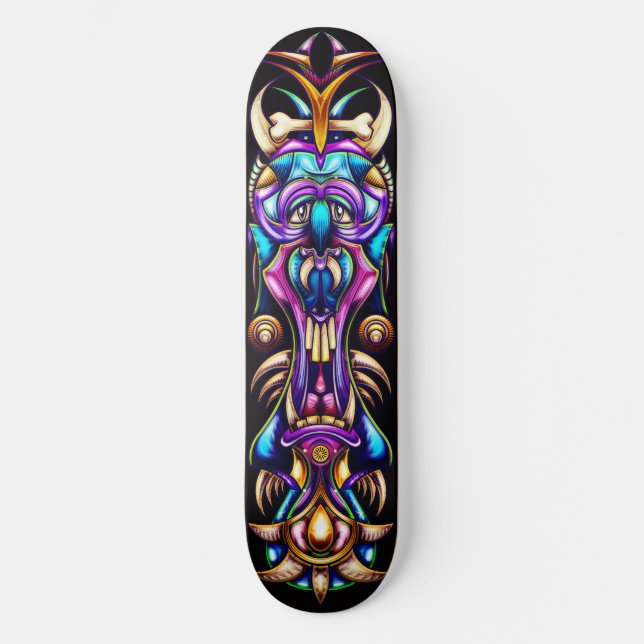 Skateboard Canibal Psicodélico (Frente)