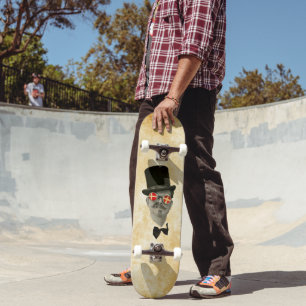 Skateboard Cavalheiros Muito Elegantes.
