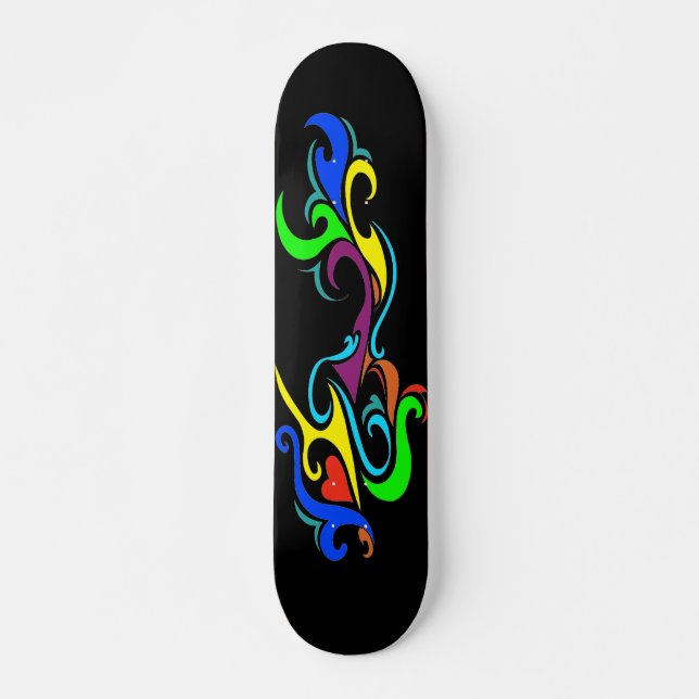 Skateboard Colorida (Frente)