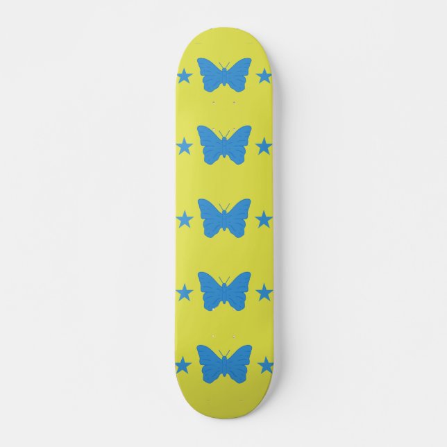 Skateboard com a bandeira de Bady Bassitt, Brasil (Frente)