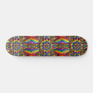 Skateboard com Design de Cores LGBTQ