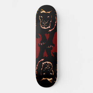 Skateboard com Leão
