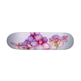 Skateboard Completo Violet Flowers de 7¼"