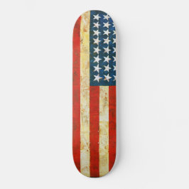 Skateboard da Bandeira Americana