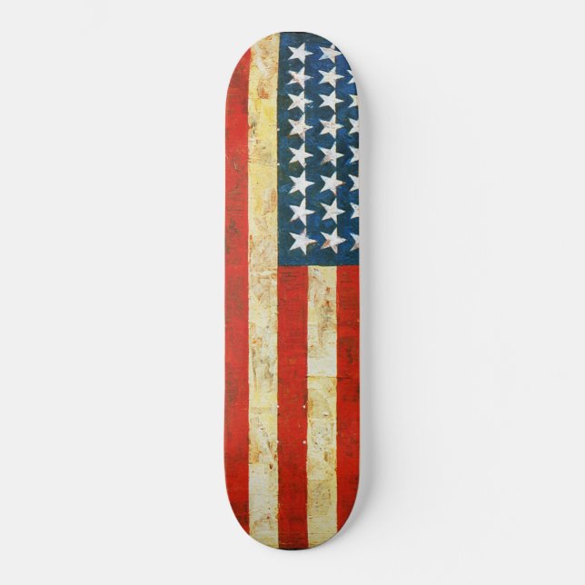Skateboard da Bandeira Americana (Frente)