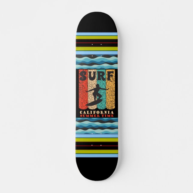 Skateboard da Califórnia surf (Frente)
