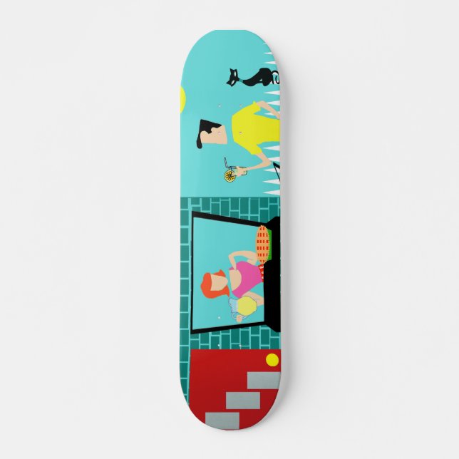 Skateboard da manhã de sábado (Frente)