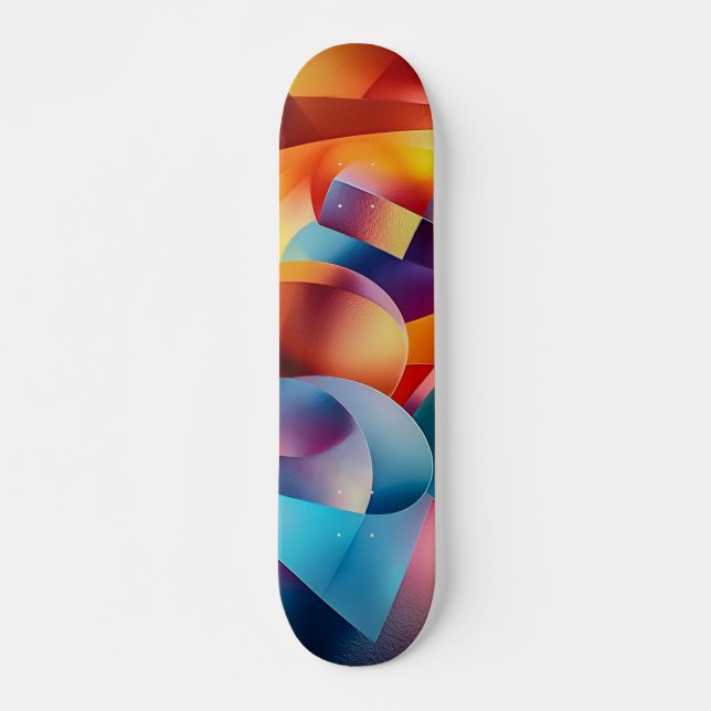 skateboard de abstrato Art (Frente)