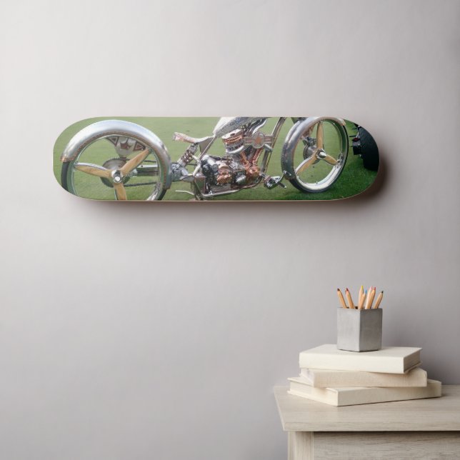 Skateboard de Arte de Motocicleta (Arte de parede (Horz))