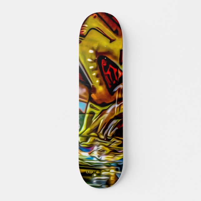 Skateboard de Arte Grafite (Frente)