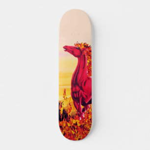 Skateboard de Cavalo de Fogo Selvagem