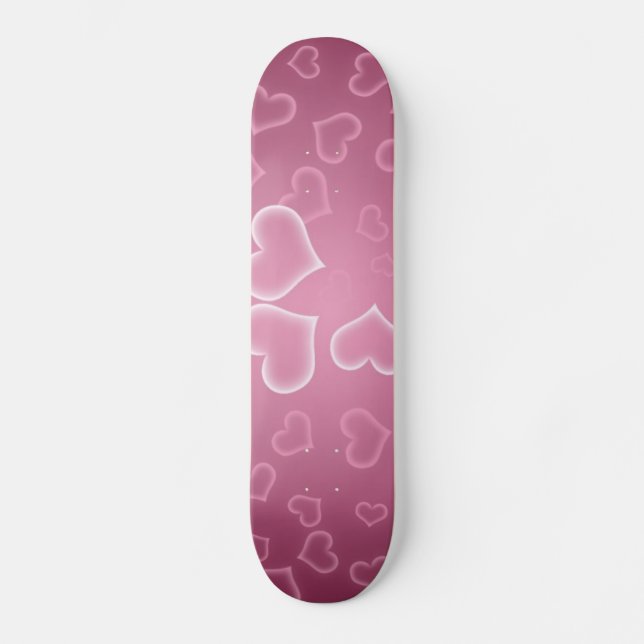 Skateboard de Corações (Frente)