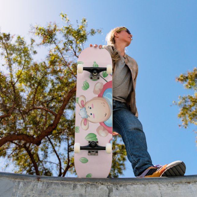 Skateboard de Cordeiro Bebê Fofo (Ao ar livre 1)