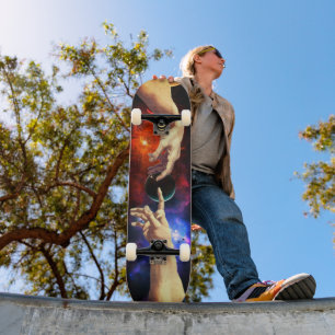 Skateboard de Criação Cósmica - Mão da Fusão de De