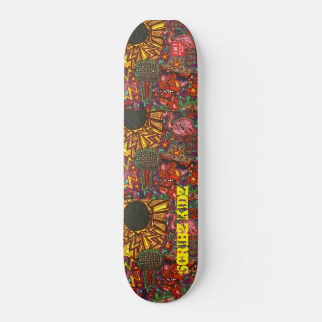 SKATEBOARD DE CRIANÇAS SCRIBZ / JMT (Frente)