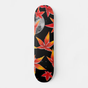 Skateboard de Folhas de outono