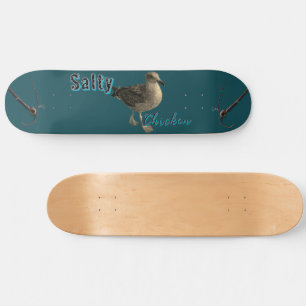 Skateboard de Frango Salgado Surf e Turf