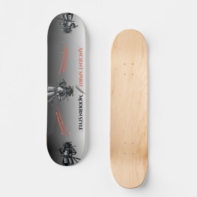 Skateboard de guerreiro Samurai (Frente)
