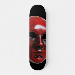 Skateboard de Máscara de Veneza Vermelha